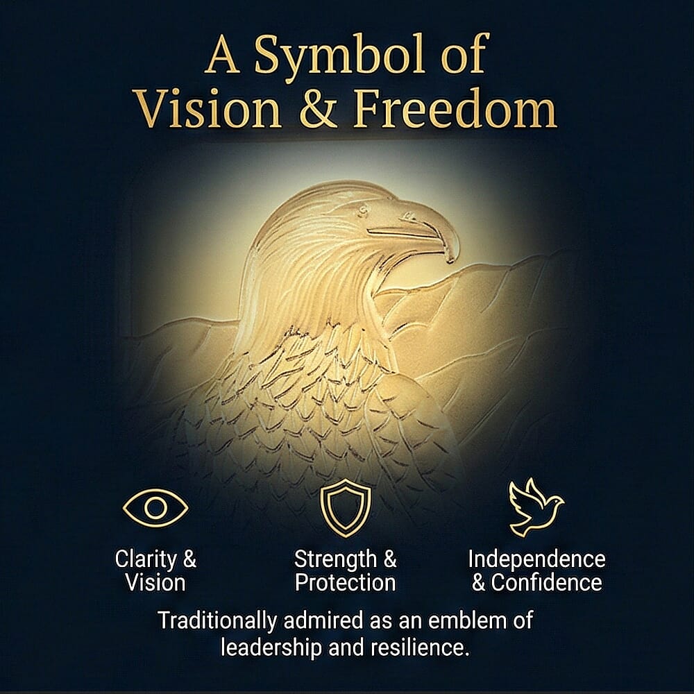 24K Yellow Gold (99.9% Purity) Eagle Embossed Collectable
