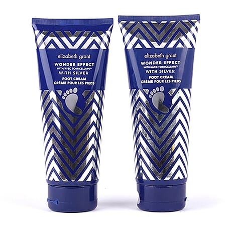 Elizabeth Grant Wonder Effect Foot Cream with Silver (2x200ml)