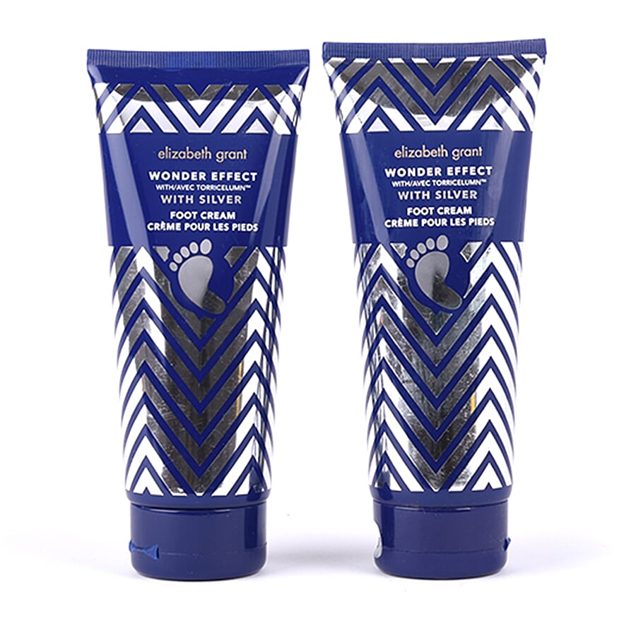 Elizabeth Grant Wonder Effect Foot Cream with Silver Duo - 200ml Each