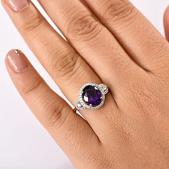 https://tjcuk.sirv.com/Products/81/6/8162842/Moroccan-Amethyst-White-Zircon-Main-Stone-With-Side-Stone-Ring-in-Rhod_8162842_2.jpg?w=342&h=342