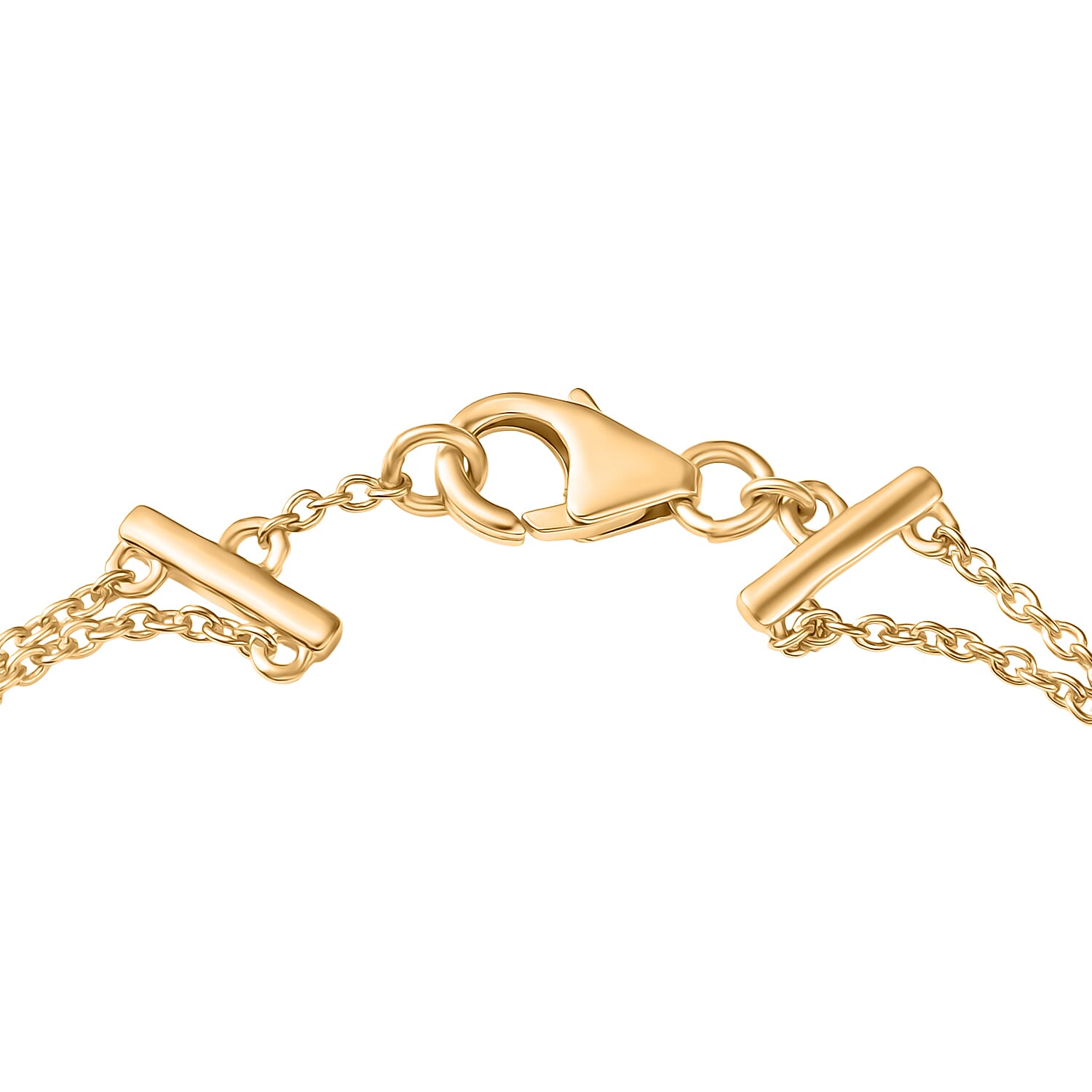 GP Italian Garden Collection - Citrine, Blue Sapphire, Multi - Tourmaline Adjustable Chain Bee Motif Bracelet (Size - 8) with Lobster Clasp in 18K Vermeil Yellow Gold Plated Sterling Silver 1.07 Ct.