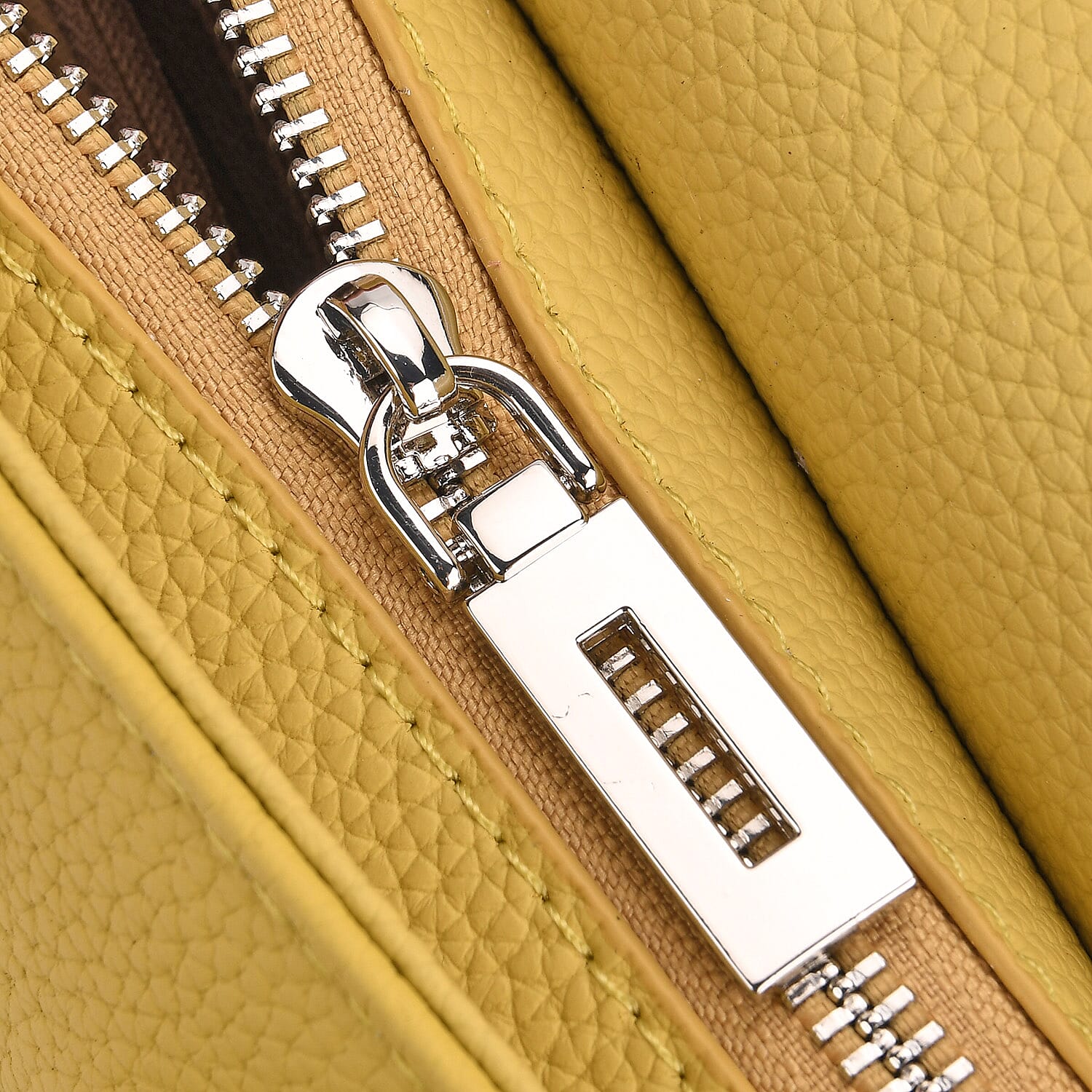 La Marey Genuine Leather Mini Bayswater Satchel Bag - Yellow