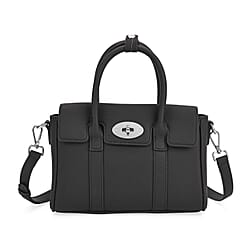 La Marey Genuine Leather Mini Bayswater Satchel Bag - Green