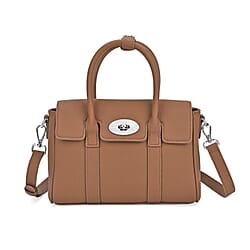 La Marey Genuine Leather Mini Bayswater Satchel Bag - Green