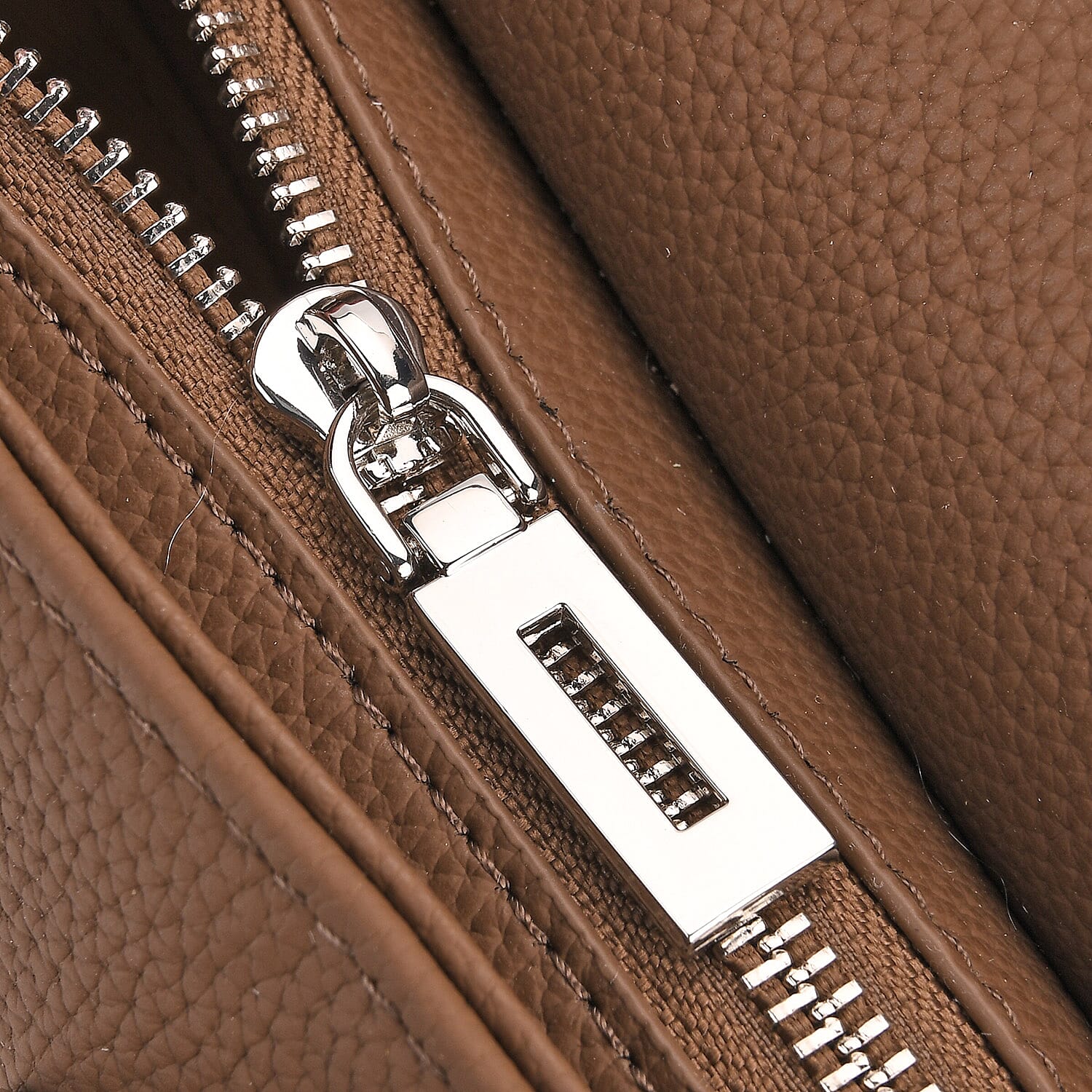 La Marey Genuine Leather Mini Bayswater Satchel Bag - Grey