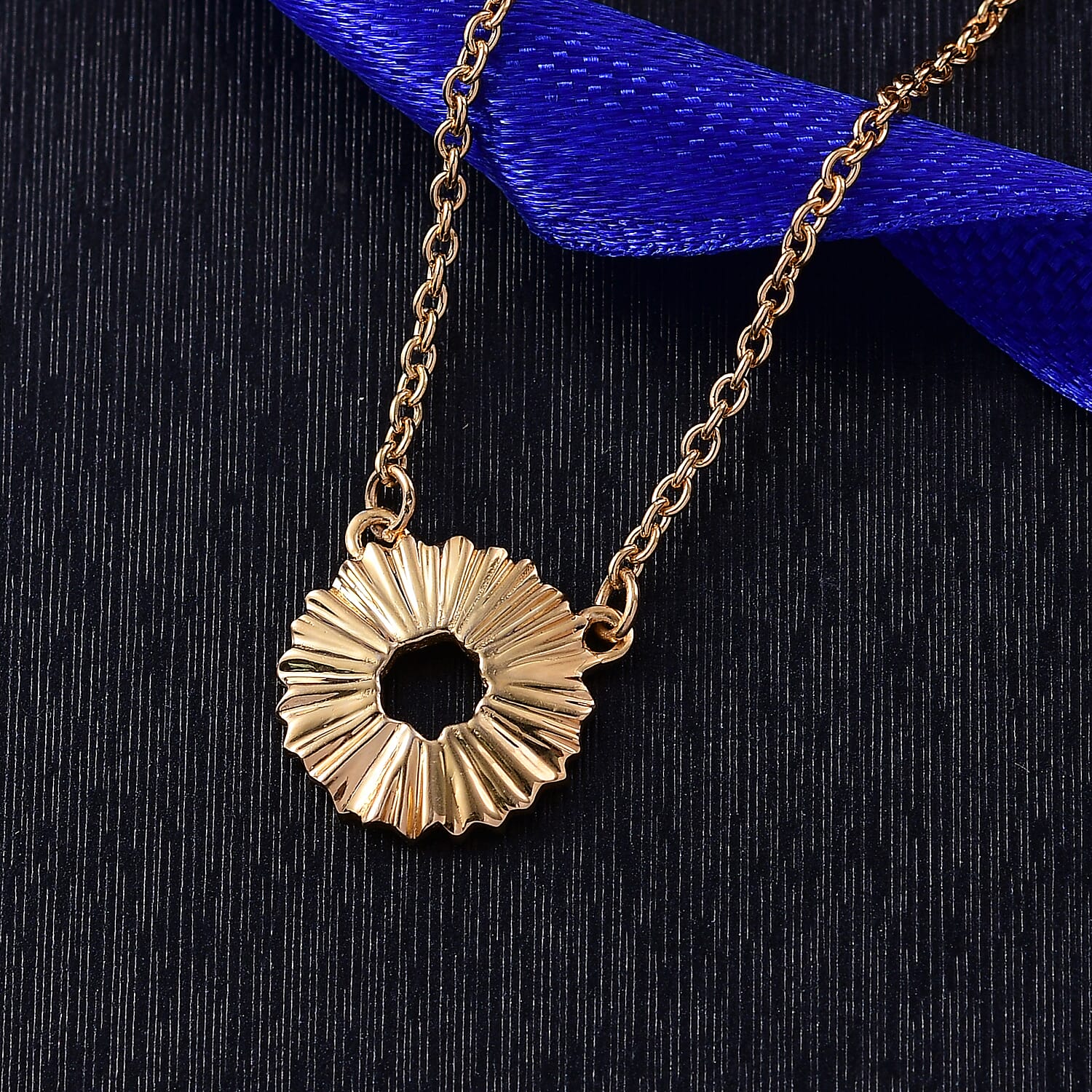 14K Gold Overlay Sterling Silver Necklace (Size - 20)