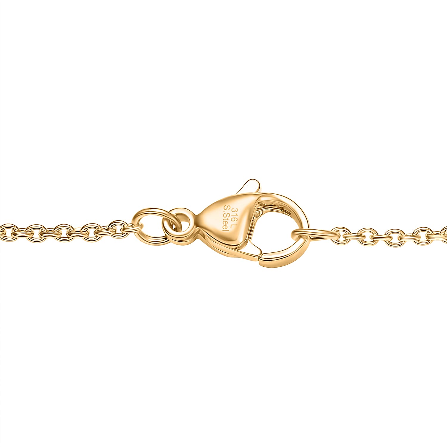 14K Gold Overlay Sterling Silver Necklace (Size - 20)