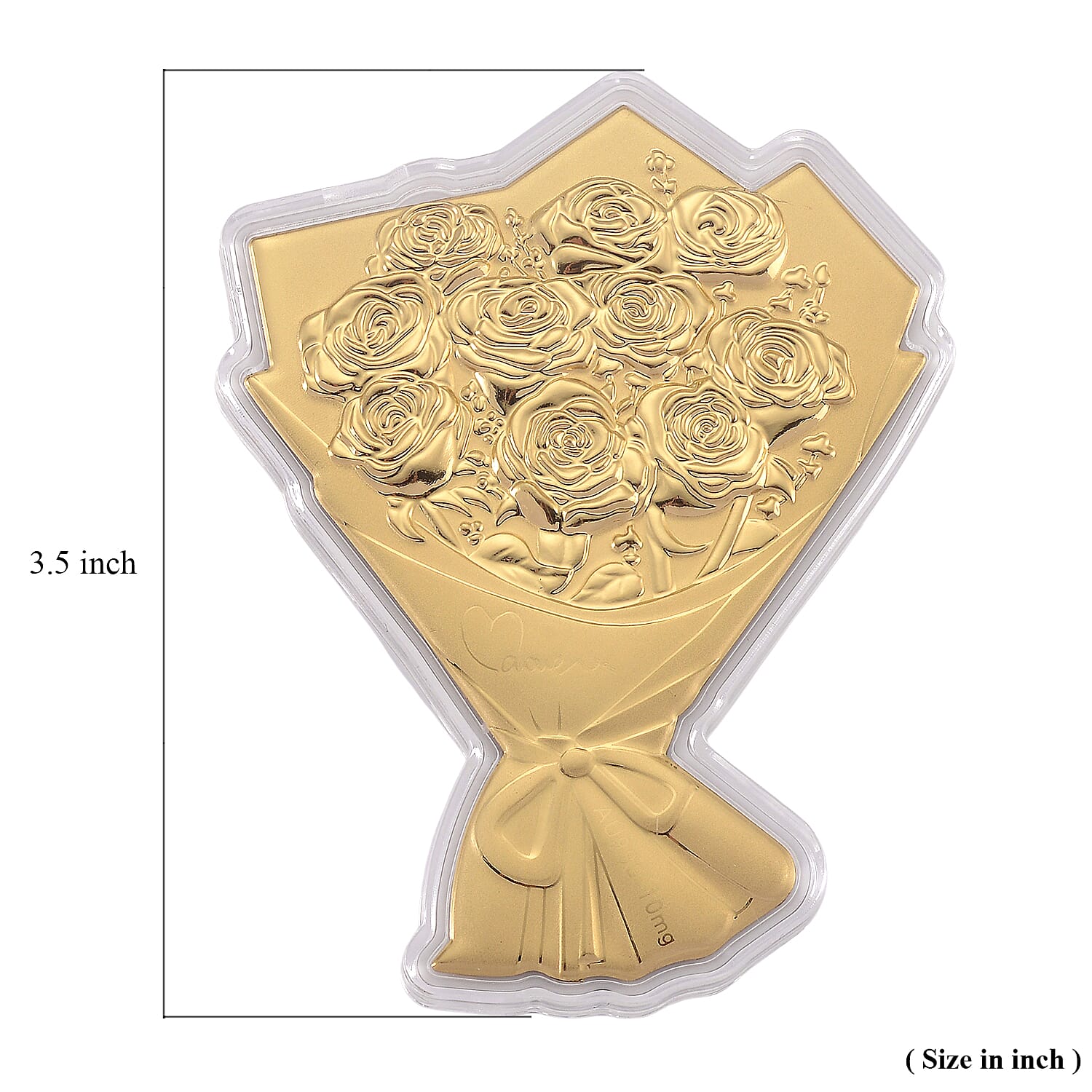 The Golden Bouquet of Endless Affection - 24K Gold Bouquet Collectible With Book - Representing  Love, Appreciation & Timeless Beauty- symbolizing deep affection, gratitude and enduring love