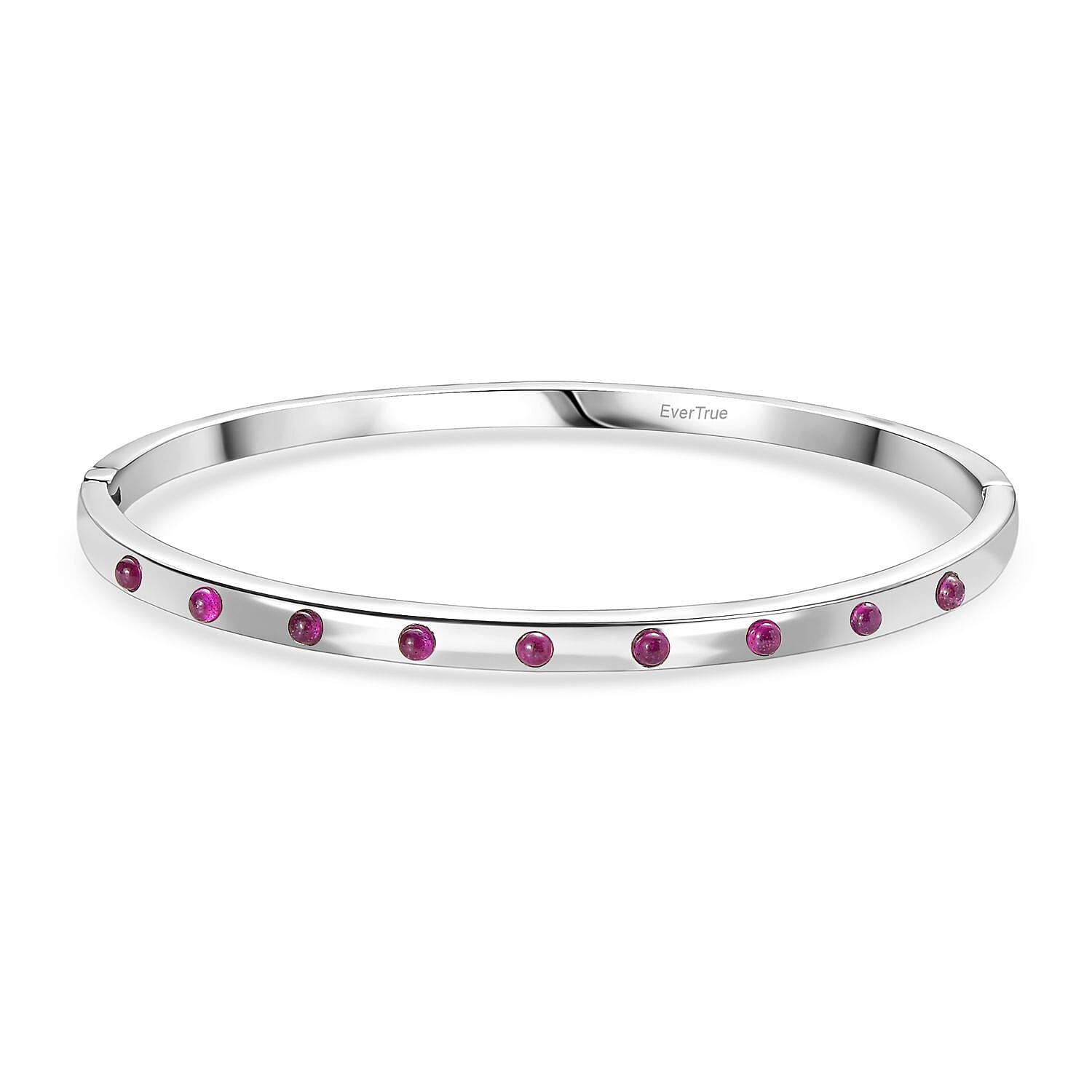 African Ruby Full Bangle (Size 7.5) 1.23 Ct.