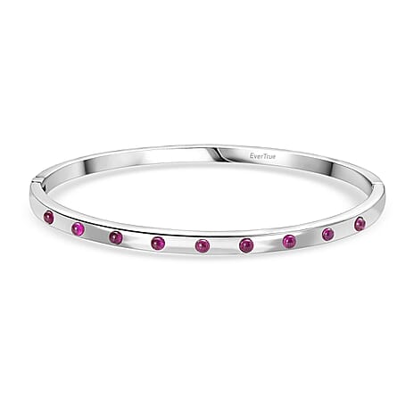 African Ruby Full Bangle (Size 7.5) 1.23 Ct.