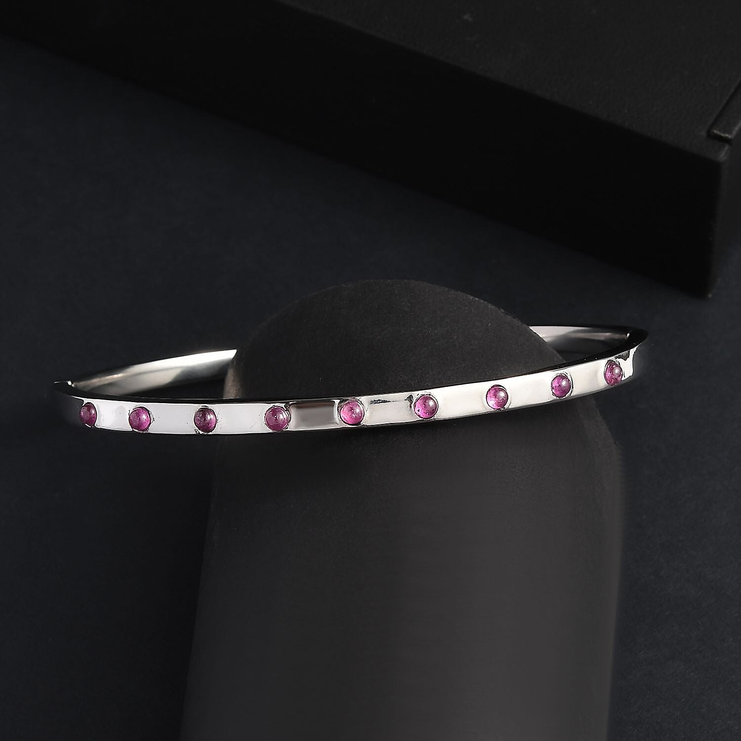 African Ruby Full Bangle (Size 7.5) 1.23 Ct.