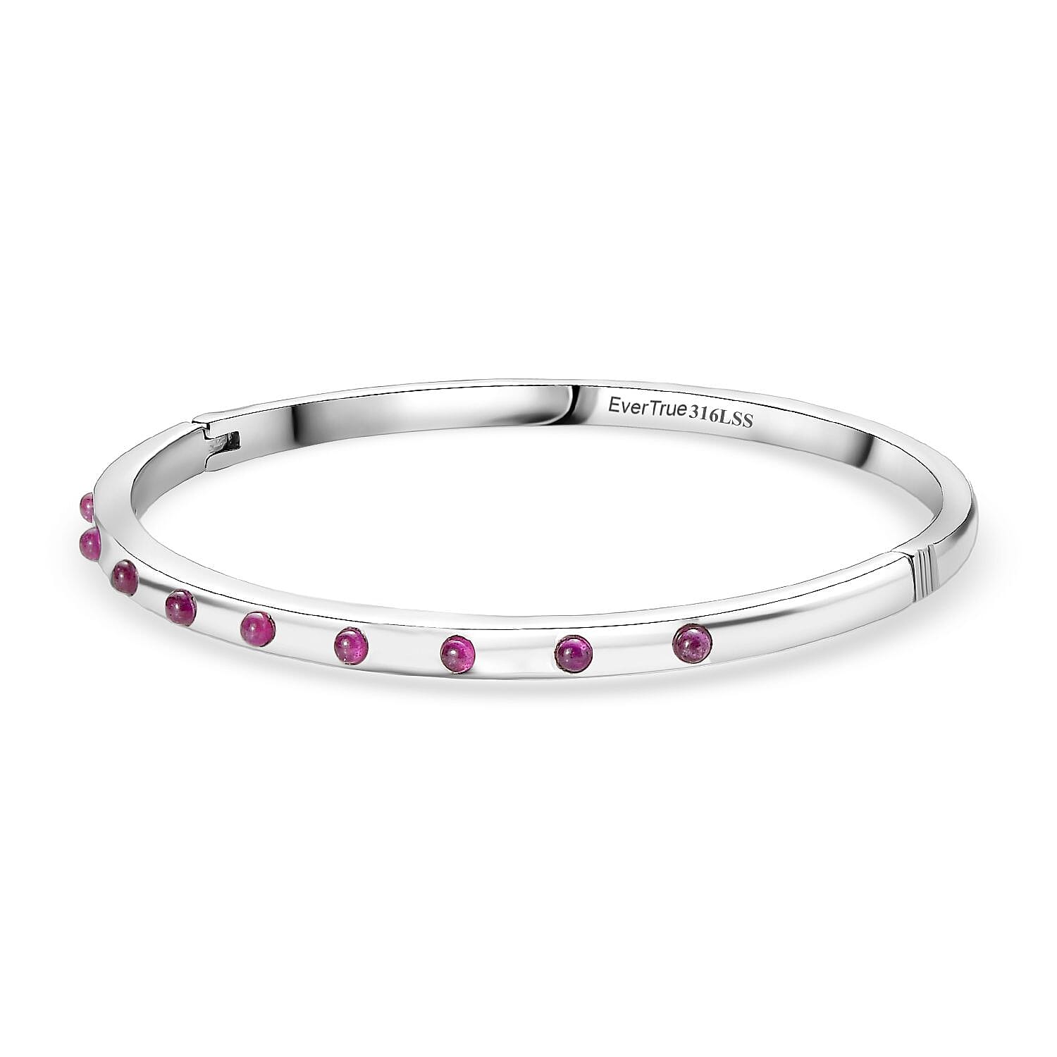 African Ruby Full Bangle (Size 7.5) 1.23 Ct.