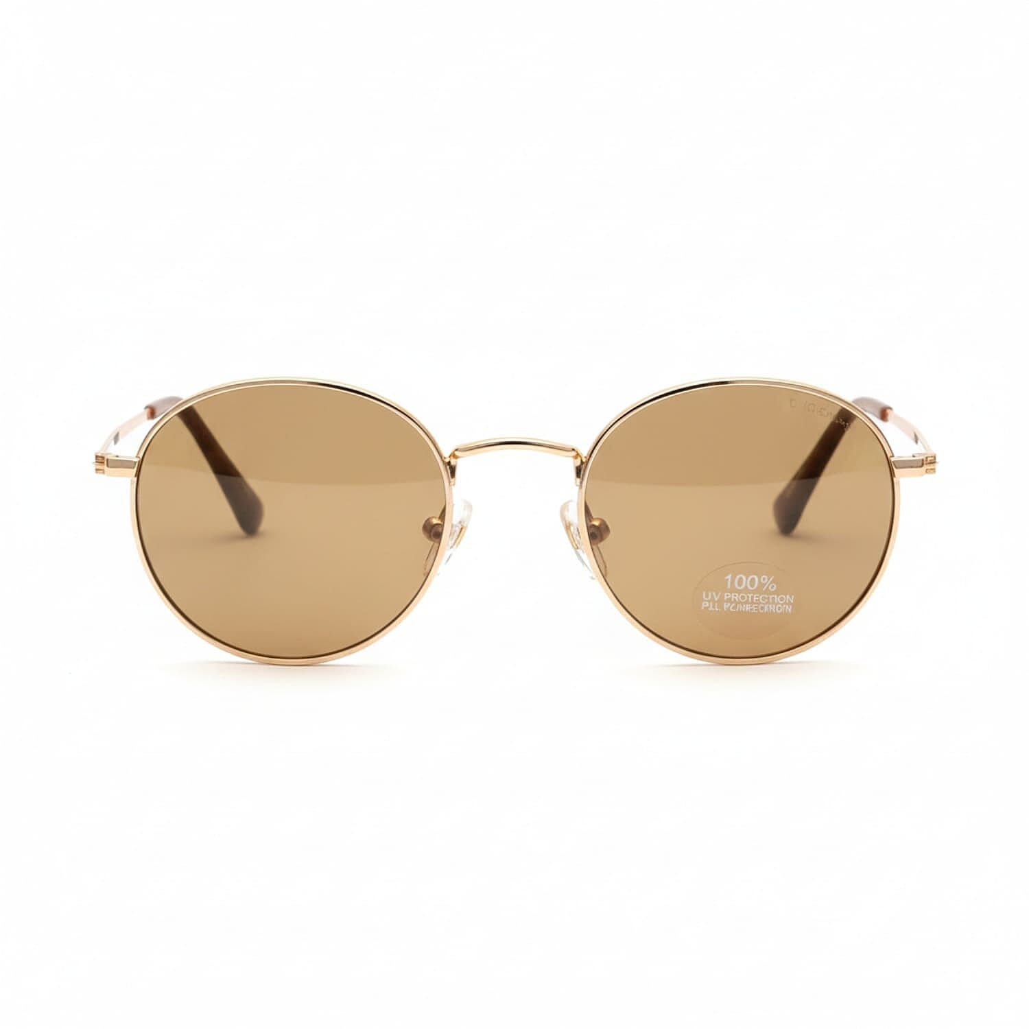 Summer essential 100% UV Protection Metal Frame Sunglass - Gold