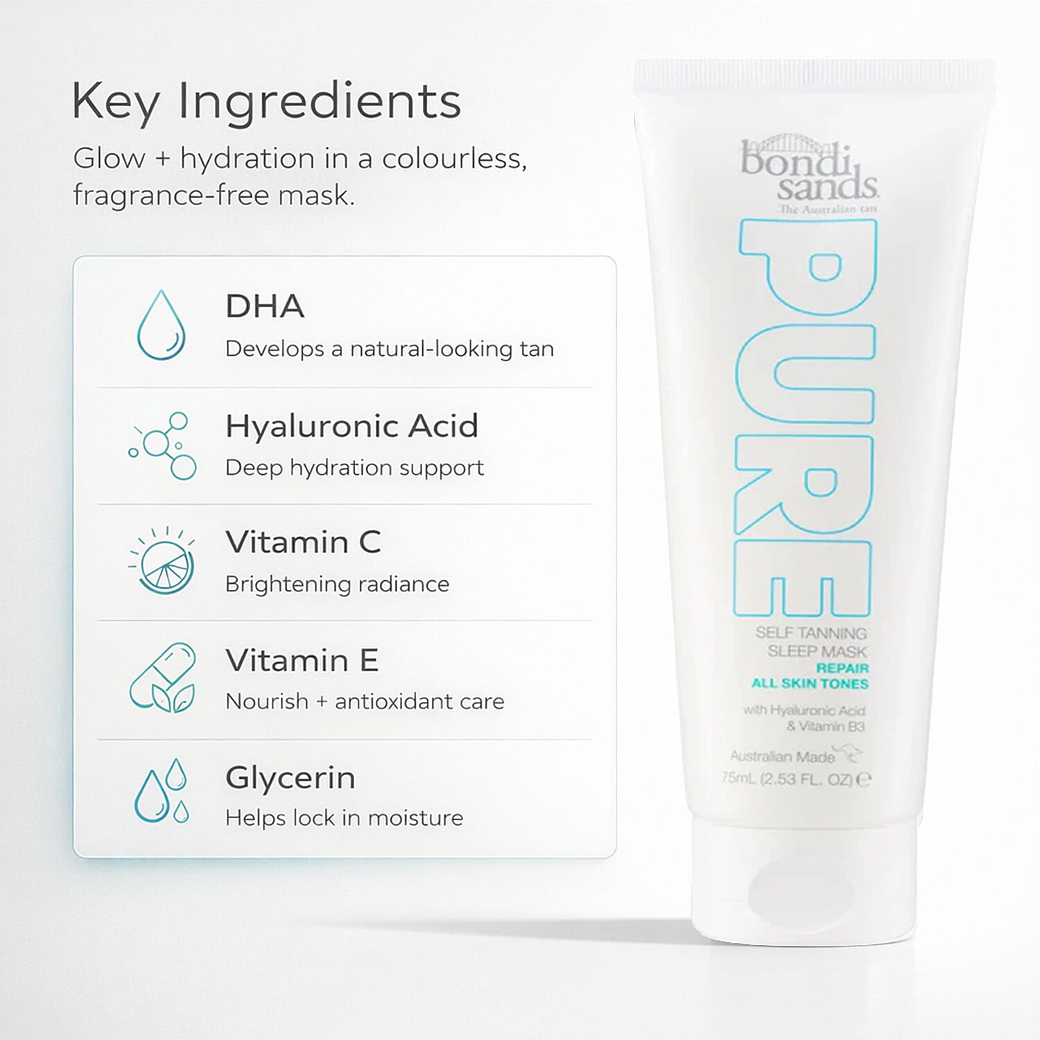 Bondi Sands Self Tanning Face Mist & Sleep Mask Duo