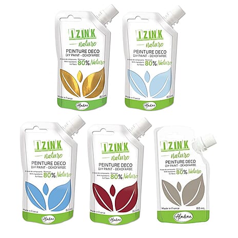 5 X ECO FRIENTLY PAINTS 80ML EACH