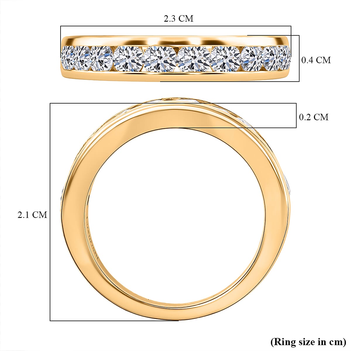 Preview Deal-Luxuriant Diamond Lab Grown Diamond (SI-GH) Ring in 18K Vermeil Yellow Gold Plated Sterling Silver 1.00 Ct. Preview Deal-Luxuriant Diamond Lab Grown Diamond (SI-GH) Ring in 18K Vermeil Yellow Gold Plated Sterling Silver 1.00 Ct.