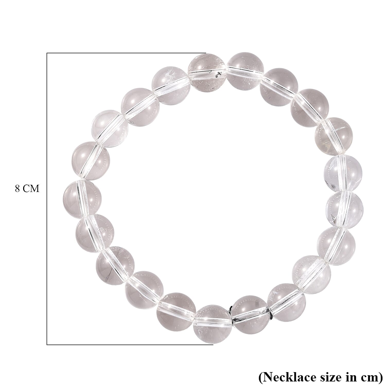 White Swarovski Crystal Stone Stretchable Bracelet 155.00 Ct. White Swarovski Crystal Stone Stretchable Bracelet 155.00 Ct.