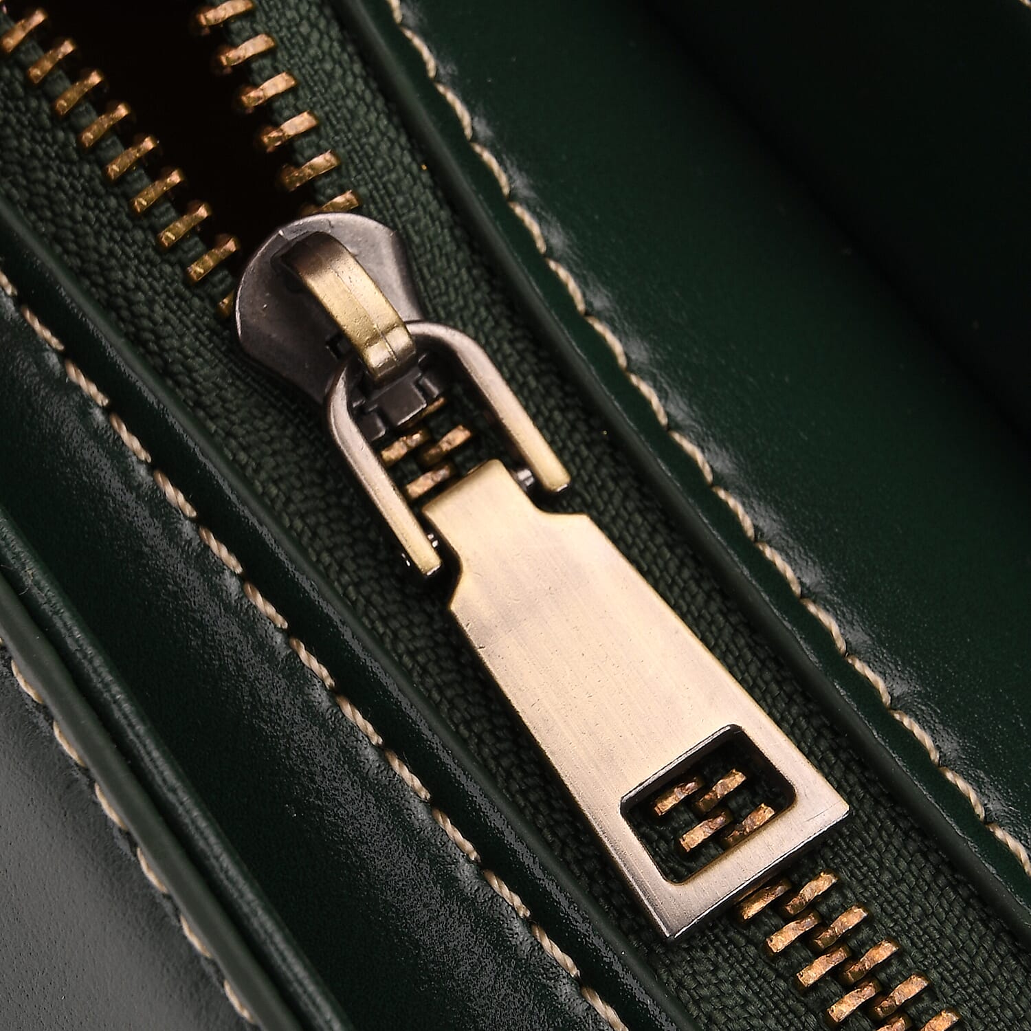 Genuine Leather Top Handle Satchel Bag with Adjustable Long Shoulder Straps - Dark Green Genuine Leather Top Handle Satchel Bag with Adjustable Long Shoulder Straps - Dark Green