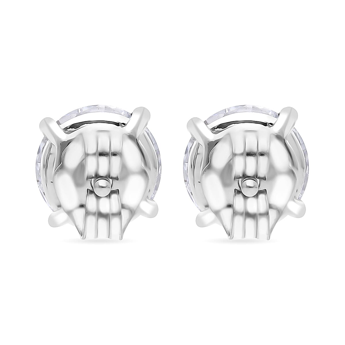 Luxuriant Diamond 1.5 Ct. Lab Grown Diamond Solitaire Stud Earrings in 950 Platinum, SGL Certified