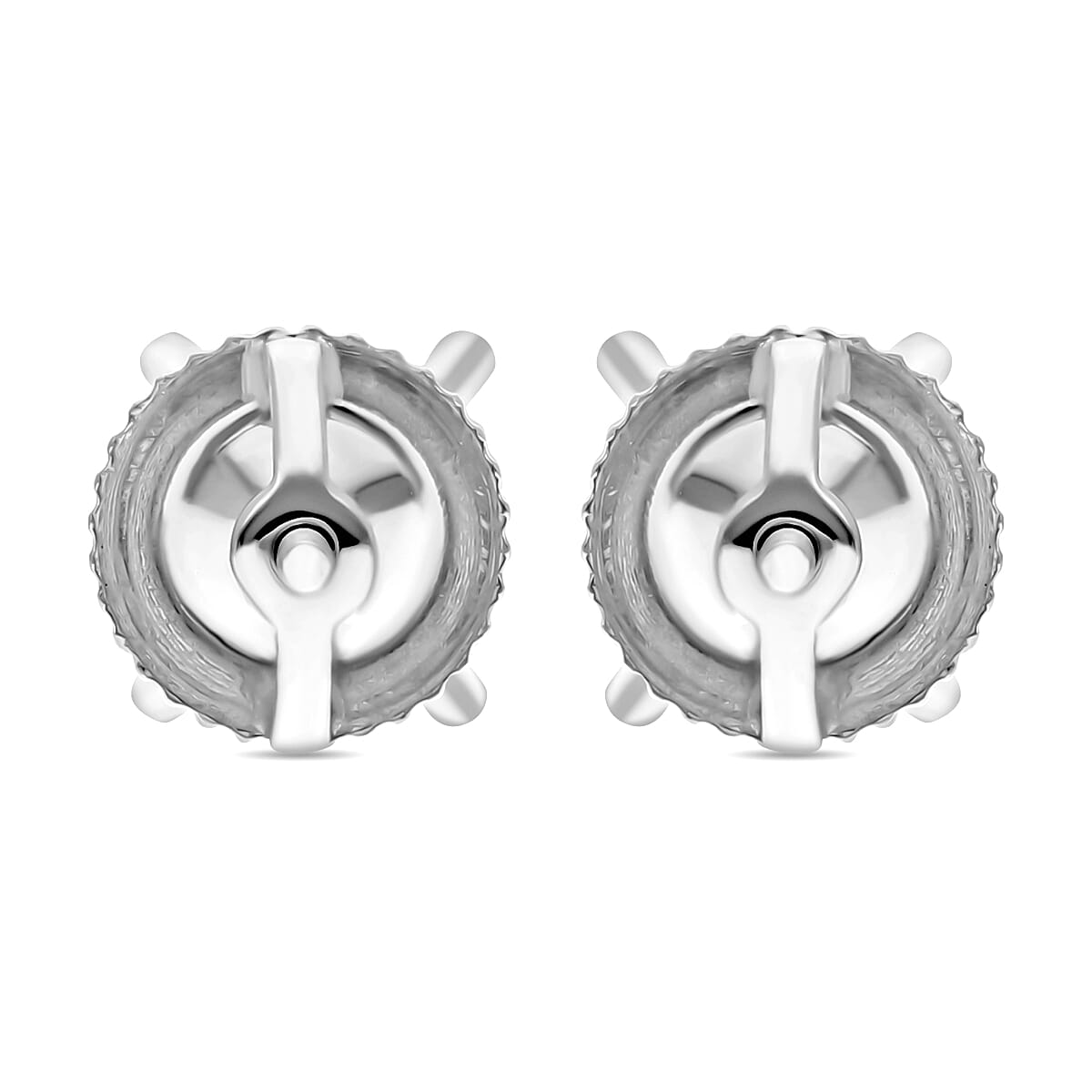 Luxuriant Diamond 4 Ct. Lab Grown Diamond Solitaire Stud Earrings in 950 Platinum, SGL Certified With Screw Back