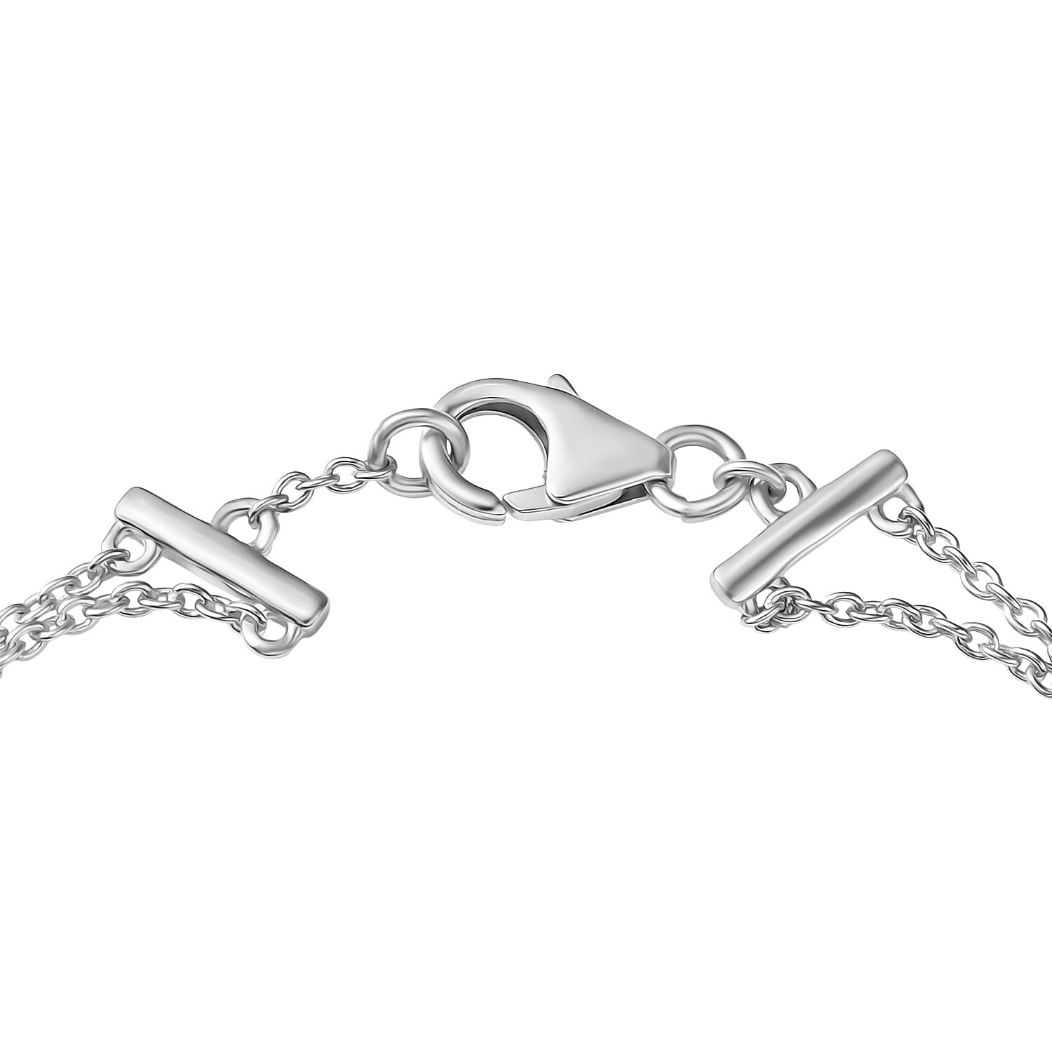 GP Italian Garden Collection - African Amethyst, Blue Sapphire &  White Zircon Adjustable Chain Turtle Motif Bracelet (Size 8) with Lobster Clasp in Rhodium Overlay Sterling Silver 1.23 Ct.