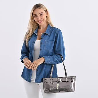 https://tjcuk.sirv.com/Products/81/6/8165524/Leather-Rectangle-Tote-Bag-Size-32x9x17-cm-Silver-Silver_8165524_1.jpg?w=342&h=342