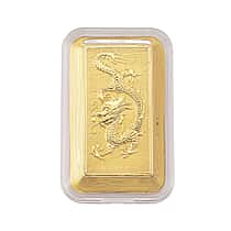 24K Yellow Gold Dragon Embossed Collectable
