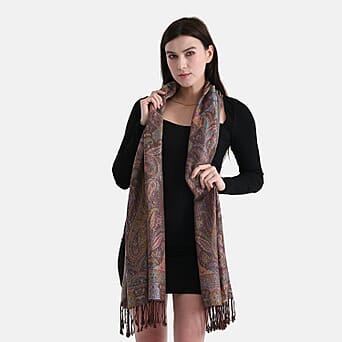 https://tjcuk.sirv.com/Products/81/6/8166087/Bohemian-Pattern-Scarf-with-Tassels-180-x-70-cm-Coffee_8166087_2.jpg?w=342&h=342