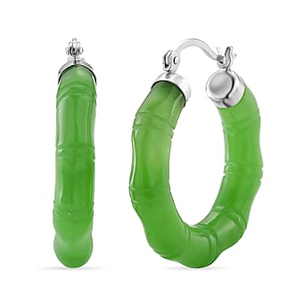 https://tjcuk.sirv.com/Products/81/6/8166565/Green-Jade-Earring-in-Rhodium-OverlaySterling-Silver-40-000-Ct_8166565.jpg?w=342&h=342