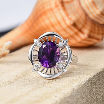 https://tjcuk.sirv.com/Products/81/6/8166647/Moroccan-Amethyst-White-Zircon-Main-Stone-With-Side-Stone-Ring-in-Rhod_8166647_1.jpg?w=342&h=342