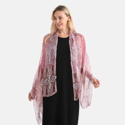 La Marey Mulberry Silk Printed Scarf (175 x 65cm) - Yellow