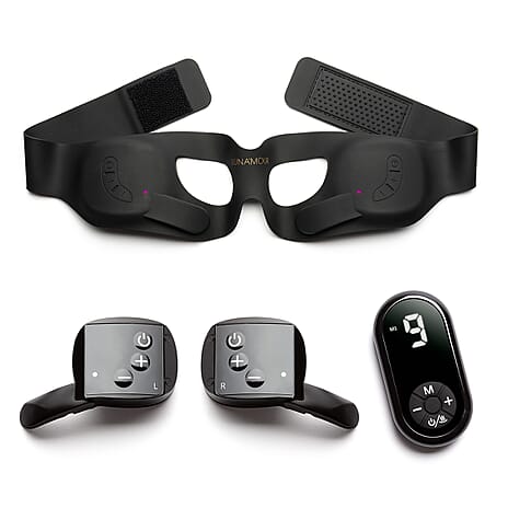 Lunamour Onyx EyeFix PRO EMS Silicone Eye Mask with Lifetime Warranty