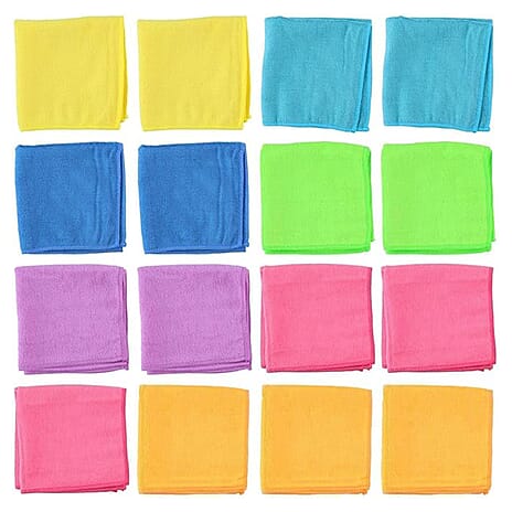 Microfiber Cleaning Cloth - 16pc Set
