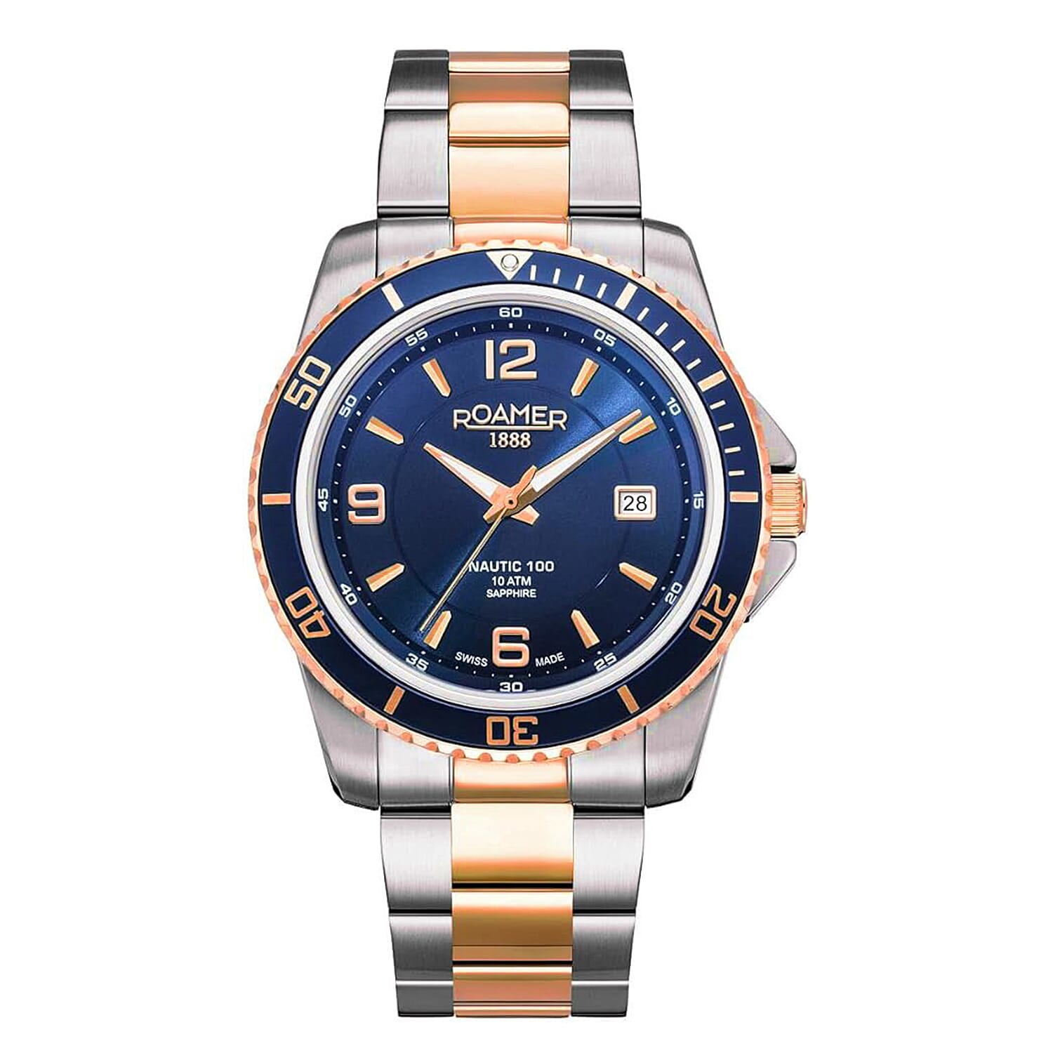 Roamer-Swiss-Quartz-Mens-Watch-in-Stainless-Steel-Silver