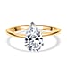 Luxuriant 14K Gold SGL Certified (VS/E-F) Lab Grown Diamond Solitaire Ring