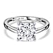 Luxuriant 950 Platinum SGL Certified Lab Grown Diamond Ring