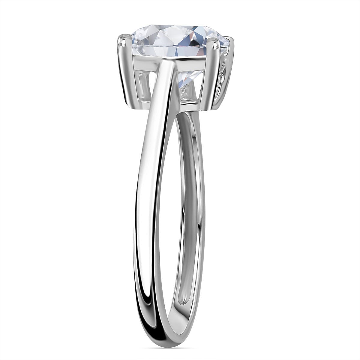 Luxuriant 950 Platinum SGL Certified Lab Grown Diamond Ring