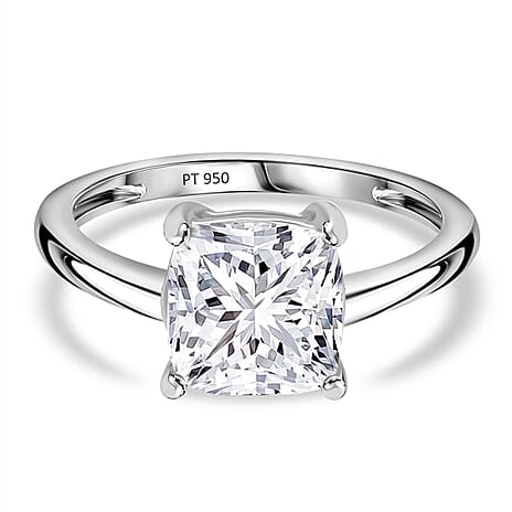 Luxuriant Diamond 3 Ct. Lab Grown Diamond Solitaire Ring in 950 Platinum, SGL Certified