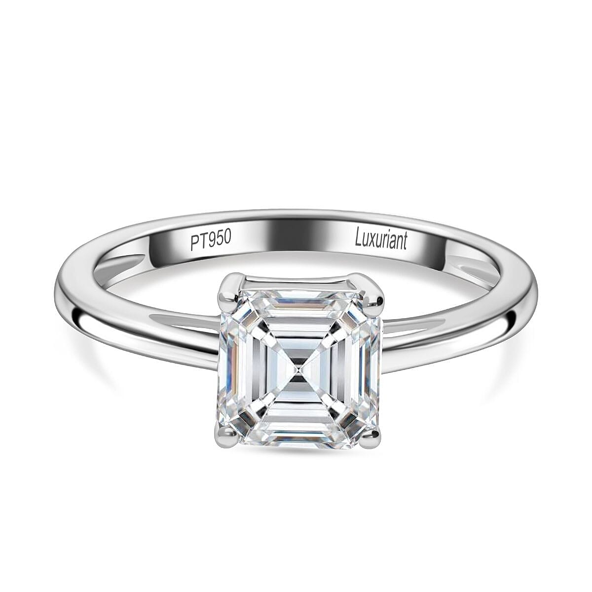 Luxuriant Diamond 2 Ct. Lab Grown Diamond Solitaire Ring in 950 Platinum, SGL Certified