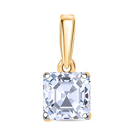 LUXURIANT 2 Ct. Lab Grown Diamond Solitaire Pendant in 14K Yellow Gold, IGI Certified