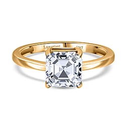 Luxuriant 14K Gold SGL Certified (VS/E-F) Lab Grown Diamond Solitaire Ring