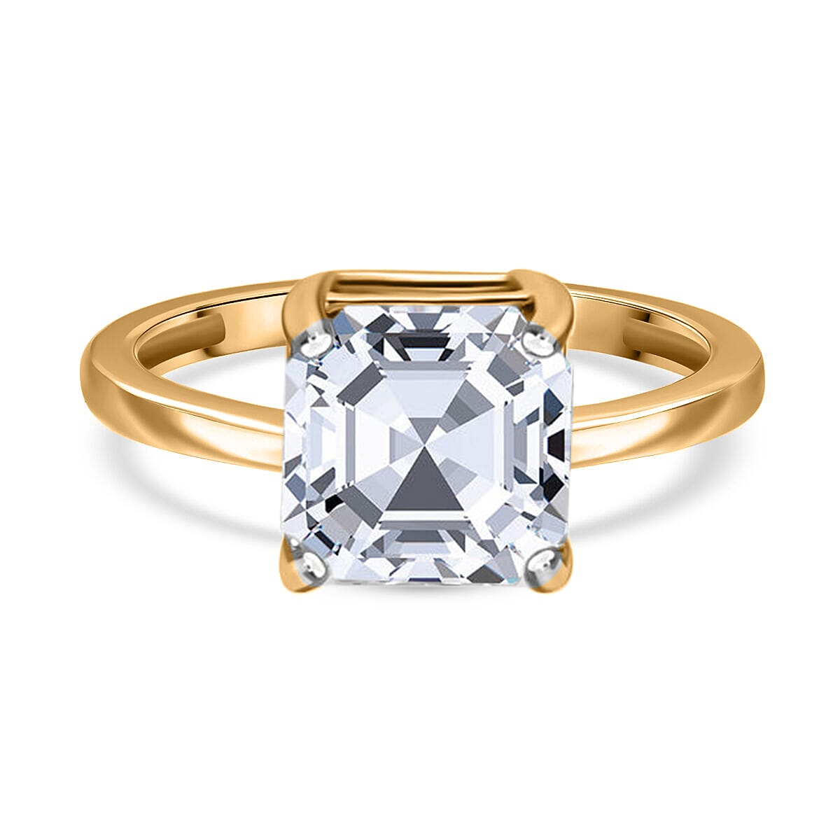Luxuriant 14K Gold SGL Certified (VS/E-F) Lab Grown Diamond Solitaire Ring