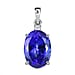 RHAPSODY 4.67 Ct. AAAA Tanzanite, White Diamond Solitaire Pendant in 950 Platinum (VS-EF)