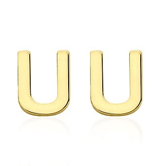 https://tjcuk.sirv.com/Products/81/6/8169071/Hatton-Garden-Closeout-Deal-9K-Yellow-Gold-Initial-U-Stud-Earring-with_8169071.jpg?w=342&h=342