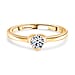 Luxuriant Lab Grown Diamond (SI-GH) Solitaire Ring in Sterling Silver
