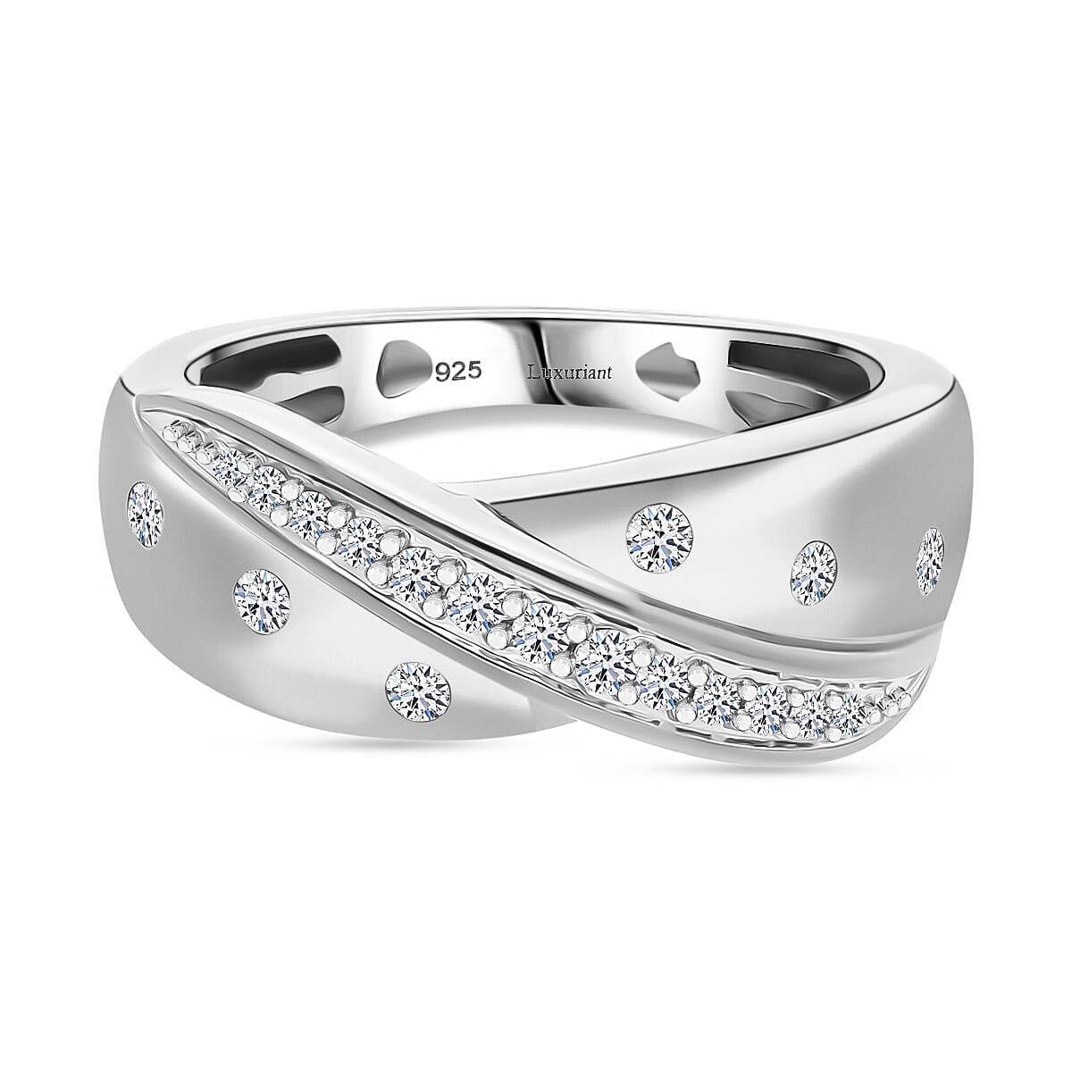 Luxuriant - Lab Grown Diamond (SI-GH) Ring in Sterling Silver