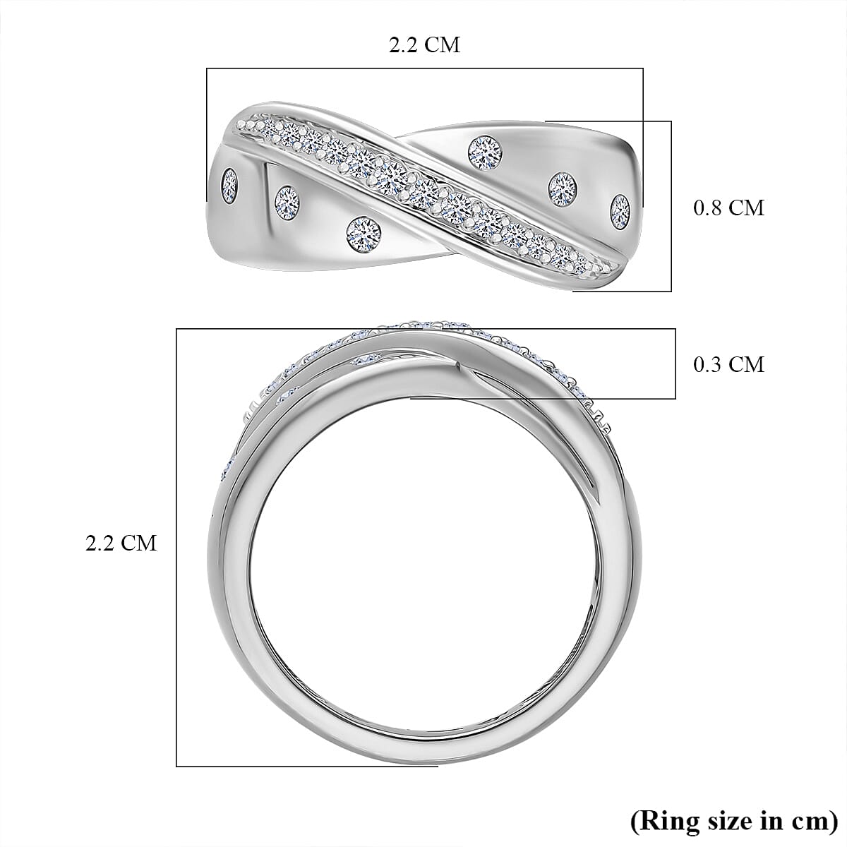 Luxuriant - Lab Grown Diamond (SI-GH) Ring in Sterling Silver