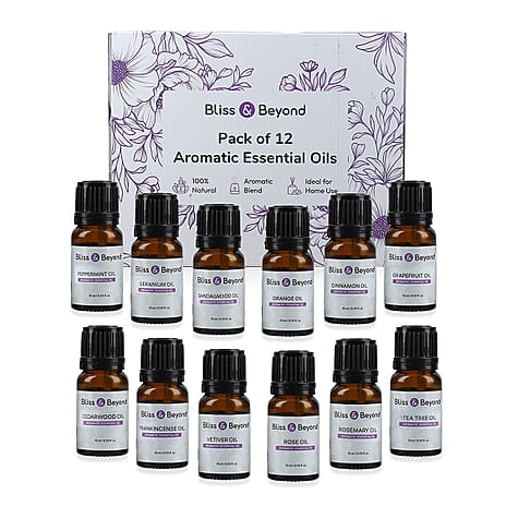 Bliss - Beyond - Set of 12 Aromatic Essential Oils - 10 Ml Each