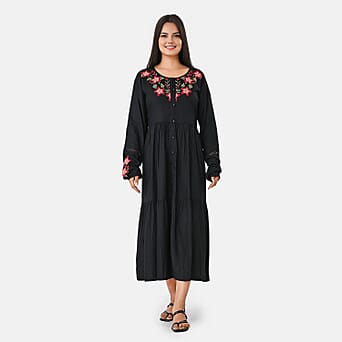 https://tjcuk.sirv.com/Products/81/7/8170250/Rayon-Printed-Dress-Size-XL-Black-Black_8170250.jpg?w=342&h=342