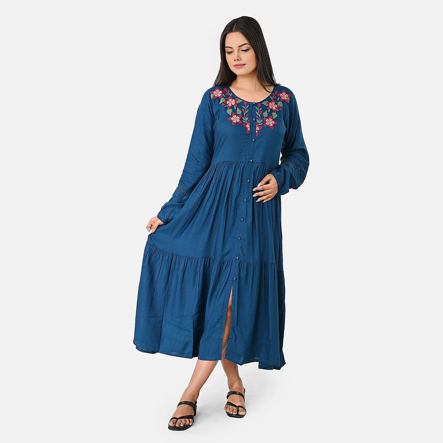 Rayon Printed Dress